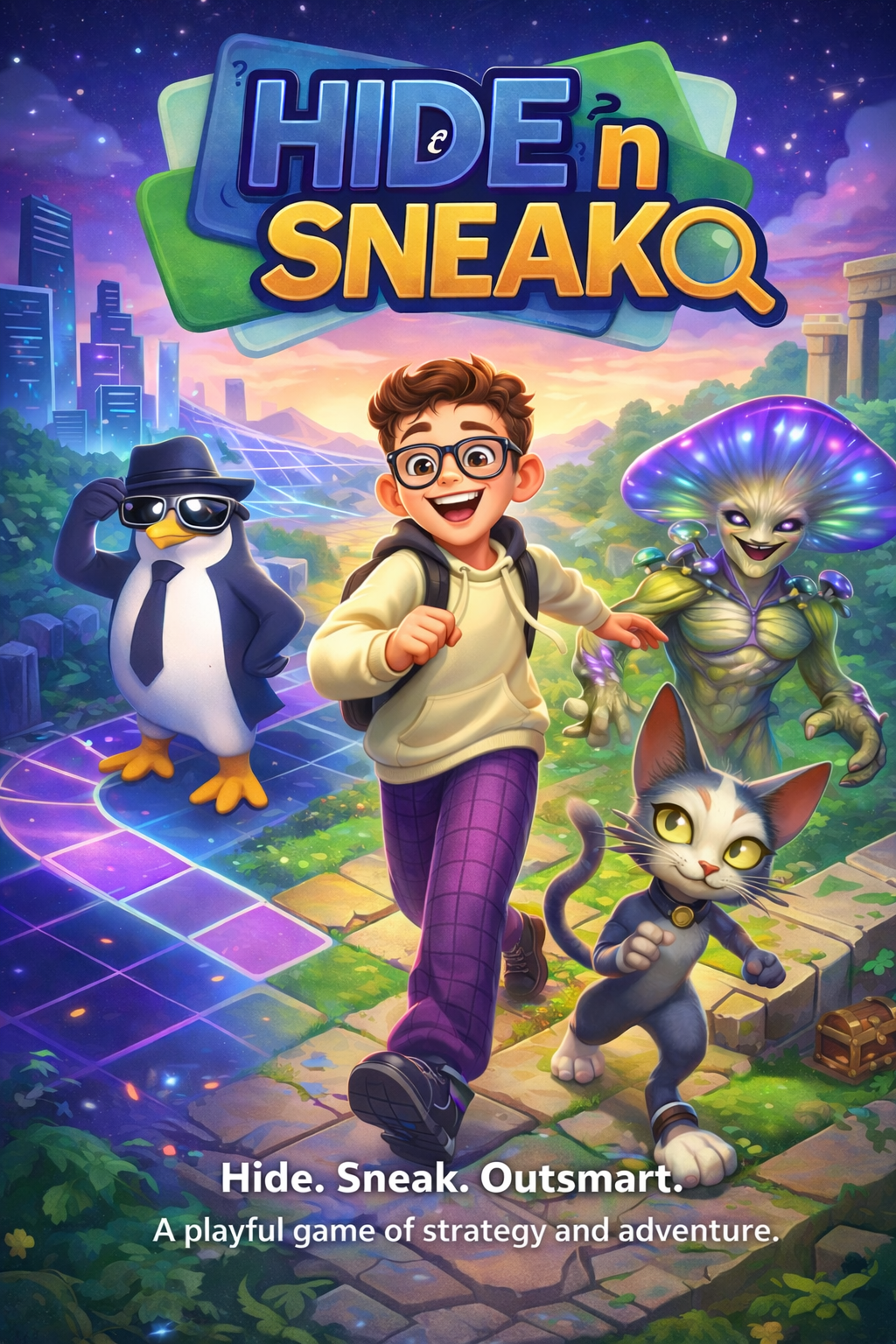 Hide. Sneak. Outsmart.